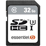 Carte SD Essentielb 32Go SDHC Performances