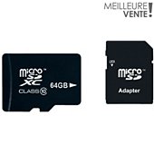 Carte Micro SD Essentielb MicroSDXC 64Go Loisir