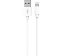 Câble Lightning Essentielb  vers USB 1m blanc certifié Apple