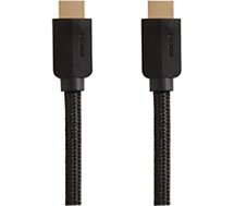 Câble HDMI Essentielb  2.0/18Gbps 2M CROSS nylon