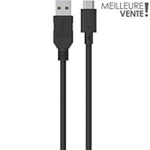 Câble USB C Essentielb vers USB-C noir 1m
