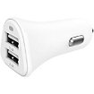 Chargeur allume-cigare Essentielb 2 USB 4,8A blanc
