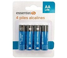 Pile Essentielb  4 AA Alcaline LR06