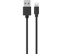 Câble Lightning Essentielb  vers USB 1m noir certifié Apple