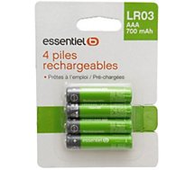 Pile rechargeable Essentielb  4xAAA LR3 700mAh