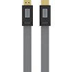 Câble HDMI Essentielb 2.0/18Gbps Plat 2M Anthracite