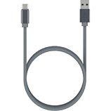 Câble USB C Adeqwat  vers USB-C noir 1.2m Nylon