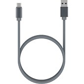 Câble USB C Adeqwat vers USB noir 1.2m Nylon