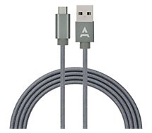 Câble micro USB Adeqwat  1.2m Anthracite