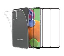 Pack Essentielb  Samsung S20+ Coque + verre trempé x2