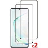 Protège écran Essentielb Samsung Note 10 Lite Verre trempé x2