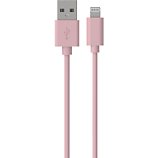 Câble Lightning Essentielb  vers USB 1m rose certifié Apple