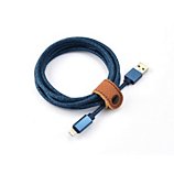 Câble Lightning Adeqwat  vers USB 2m bleu certifié Apple