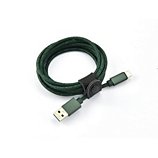 Câble USB C Adeqwat  vers USB-C vert 2m tréssé