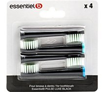 Brossette dentaire Essentielb  pack 4 brossettes noir pour Pulselux