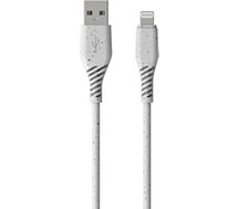 Câble Lightning Adeqwat  vers USB 2m blanc eco design