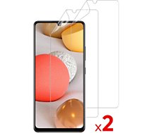 Protège écran Essentielb  Samsung A42 5G Film protecteur x2
