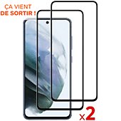 Protège écran Essentielb Samsung S21 FE Verre trempé x2