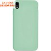 Coque Bigben Connected iPhone Xr SoftTouch vert