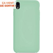 Coque Bigben Connected iPhone Xr SoftTouch vert