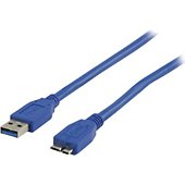 Câble USB Conecticplus Câble USB 3.0-micro USB B bleu 1.