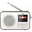 Radio réveil Dual Portable DAB+ / FM Blanc