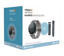 Montre connectée Huawei  Pack Watch GT 2 Pro + Bracelet noir