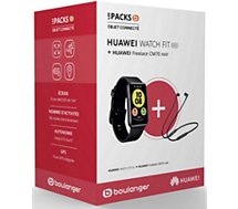 Montre connectée Huawei  Pack Watch Fit New Noir + Freelace CM70