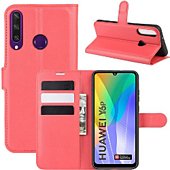 Etui Lapinette Portfeuille Huawei Y6P Rouge