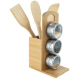 Set d'ustensiles de cuisine Cook Concept  set de 3  en bambou et porte epices