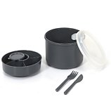 Lunch box Cook Concept  ronde a compartiments m12