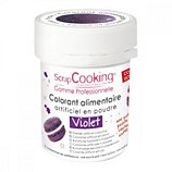 Colorant alimentaire Scrapcooking  artificiel en poudre violet 5g