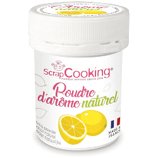 Arôme naturel Scrapcooking  poudre d arome naturel citron 15g