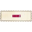 Support gâteau Scrapcooking rectangle dentelle bois 36x13 cm