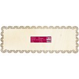 Support gâteau Scrapcooking  rectangle dentelle bois 36x13 cm