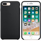 Coque Ibroz iPhone 7/8/SE 2020 Liquid Silicone noir
