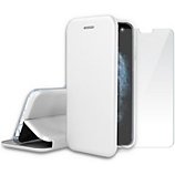 Pack Ibroz  iPhone 11 Pro Etui cuir blanc