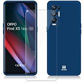 Coque Ibroz Oppo Find X3 Neo Coque bleu