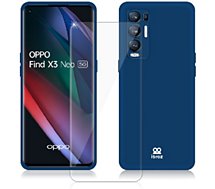 Coque Ibroz  Oppo Find X3 Neo Coque bleu