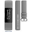 Bracelet Ibroz Fitbit Charge 3/4 Silicone gris