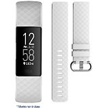 Bracelet Ibroz  Fitbit Charge 3/4 Silicone blanc