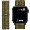 Bracelet Ibroz Apple Watch Nylon Loop 38/40/41mm kaki