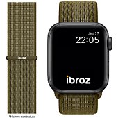 Bracelet Ibroz Apple Watch Nylon Loop 38/40/41mm kaki