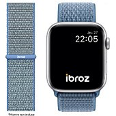 Bracelet Ibroz Apple Watch Nylon Loop 38/40/41mm bleu