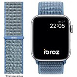 Bracelet Ibroz  Apple Watch Nylon Loop 42/44/45mm bleu
