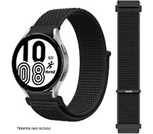 Bracelet Ibroz  Samsung/Huawei Nylon Loop 20mm noir