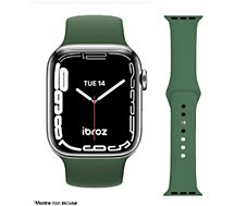 Bracelet Ibroz  Apple Watch Silicone 38/40/41mm vert
