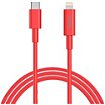 Câble Lightning Ibroz vers USB-C 1m rouge