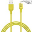 Câble Lightning Ibroz vers USB-A 1m jaune
