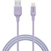 Câble Lightning Ibroz vers USB-A 1m mauve